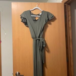 Sage green jumpsuit NEVER WORN